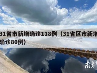 31省市新增确诊118例（31省区市新增确诊80例）