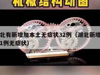 湖北有新增加本土无症状32例（湖北新增确诊1例无症状）