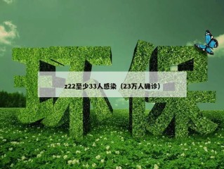 z22至少33人感染（23万人确诊）